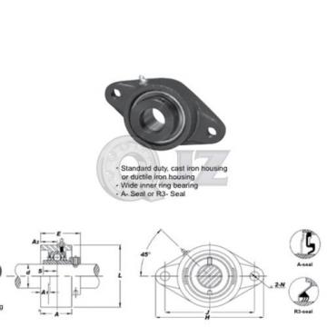 2 in 2-Bolts Flange Units Cast Iron HCFL211-32 Mounted Bearing HC211-32+FL211