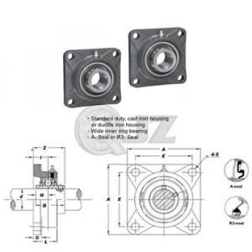 2x 2 in Square Flange Units Cast Iron UCFS211-32 Mounted Bearing UC211-32+FS211