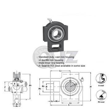 1 7/16 in Take Up Units Cast Iron UCT207-23 Mounted Bearing UC207-23+T207 QTY:1