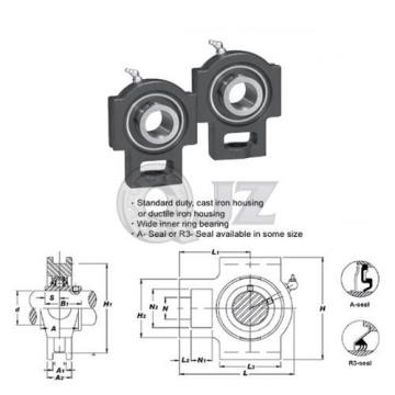 2x 1 7/8 in Take Up Units Cast Iron UCT210-30 Mounted Bearing UC210-30 + T210