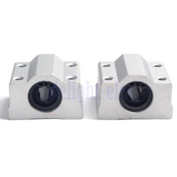 2 X SC8UU Linear Motion Ball Bearing Slide Unites Bushing 8mm SCS8UU Block DE