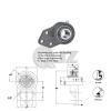 35 mm 3-Bolt Flange Bracket Units Cast Iron UCFB207 Mounted Bearing UC207+FB207 #2 small image