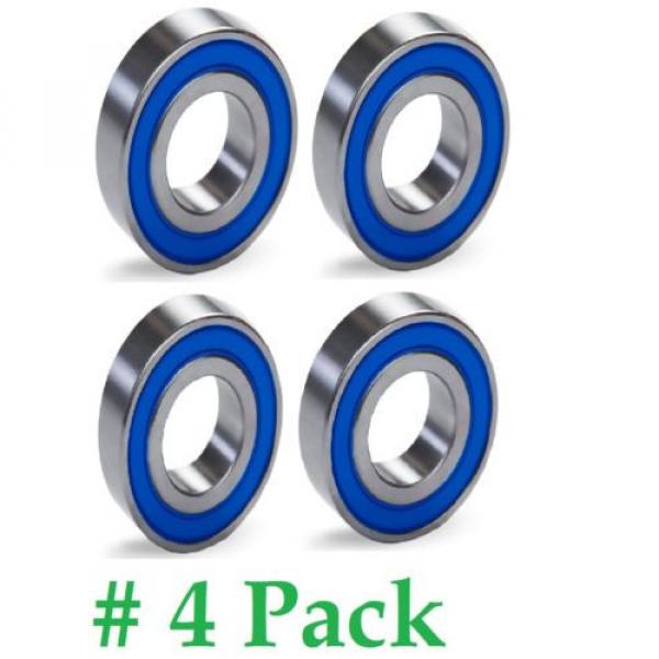 (4 Units) 6203-2RS C3 Premium Ball Bearing 17X40X12  ZSKL #1 image