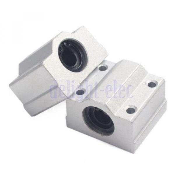 2 X SC8UU Linear Motion Ball Bearing Slide Unites Bushing 8mm SCS8UU Block DE #1 image