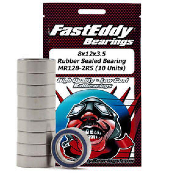 Tamiya 1280 Rubber Sealed Replacement Bearing 8X12X3.5 (10 Units) #1 image